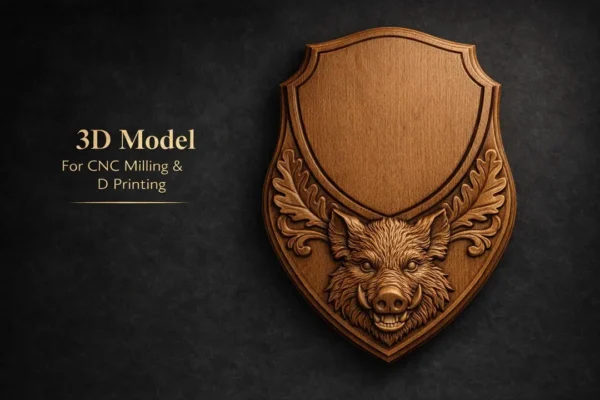 Wild Boar Hunting Trophy