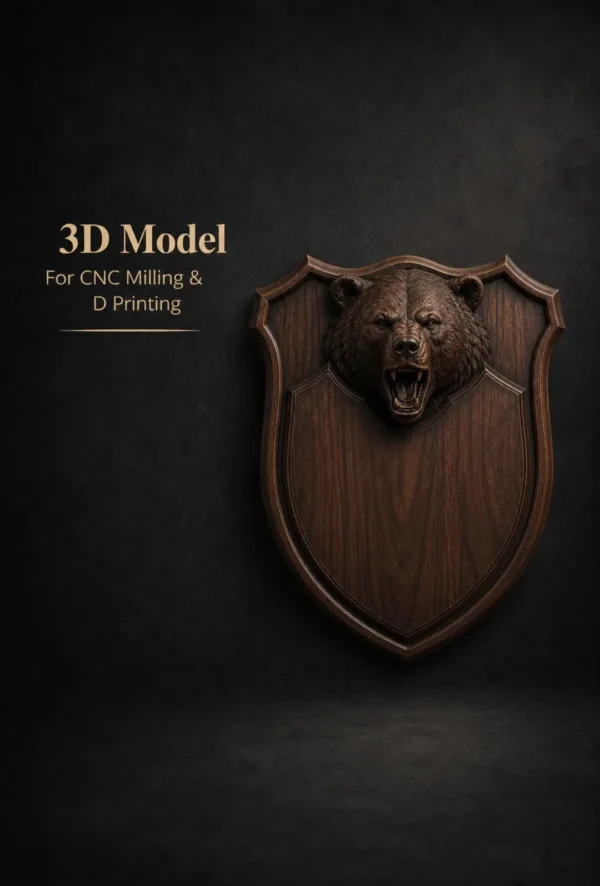 Bear Trophy Shield