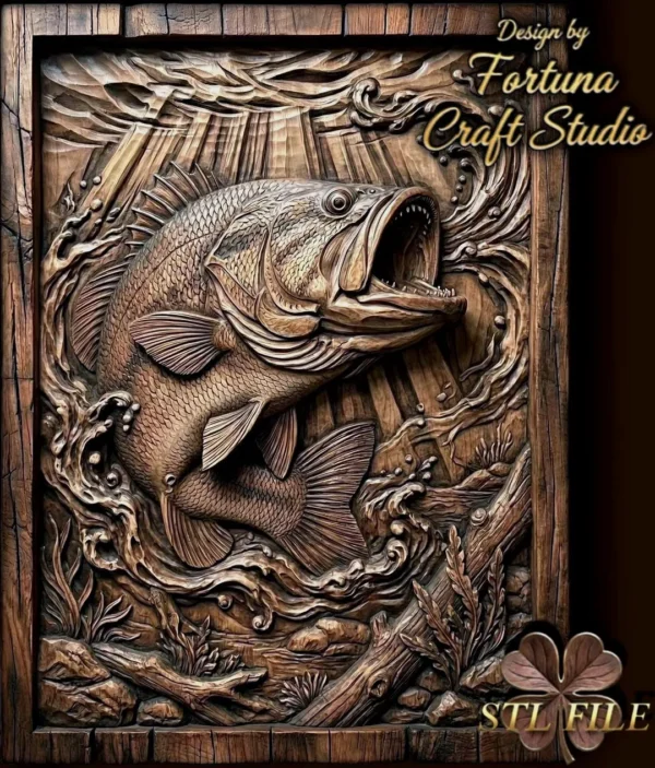 Bass 3D Relief