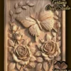 Butterfly and Roses 3D Relief Butterfly and Roses 3D Relief