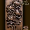 Peonies Flower 3D Relief