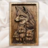 Fox Family Relief - Mother Fox & Kits