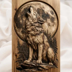 Howling Wolf Moon Dreamcatcher