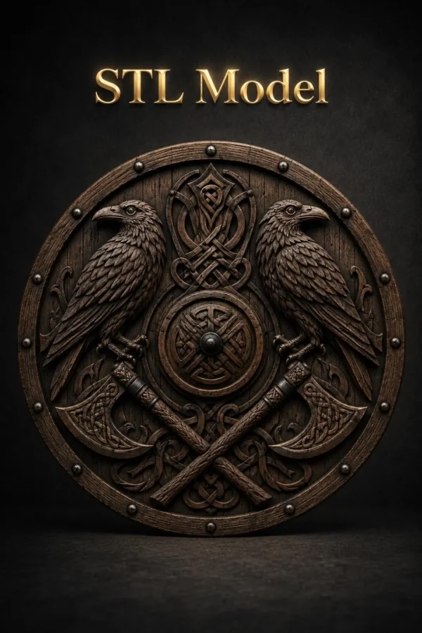 Viking Raven Shield Viking Raven Shield