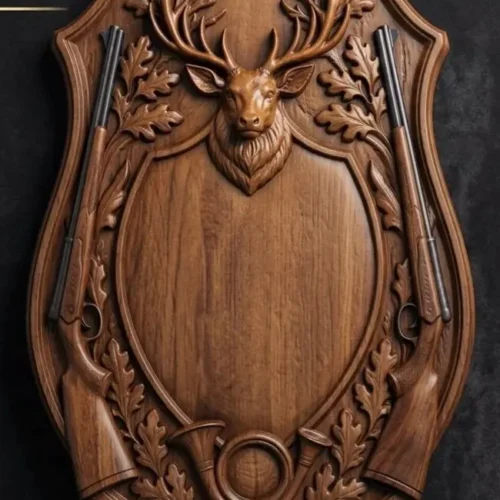 Deer Hunting Plaque