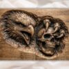 Eagle Skull Relief Eagle Skull Relief
