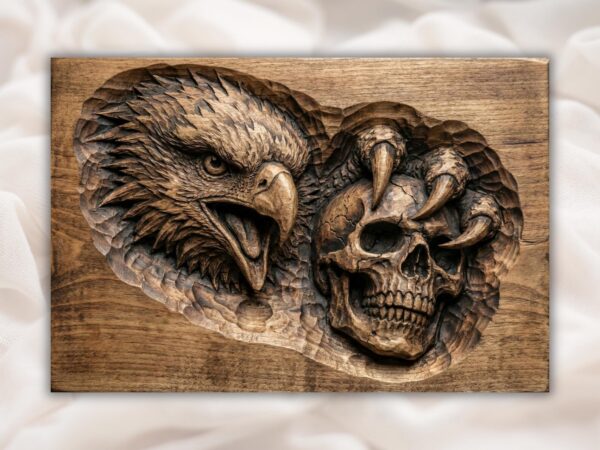 Eagle Skull Relief Eagle Skull Relief