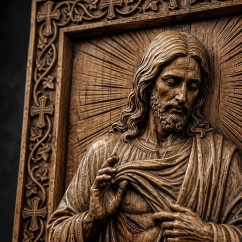 Jesus Wounded Side Relief Jesus Wounded Side Relief