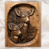 Deer & Fawn Relief Deer & Fawn Relief
