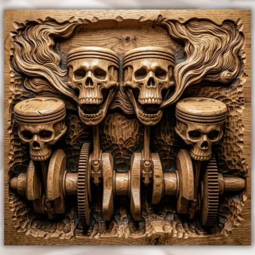 Skull Engine Pistons Skull Engine Pistons