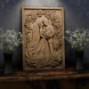 Wedding Couple Floral Wall Art