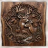 Whitetail Buck Deer Forest Relief