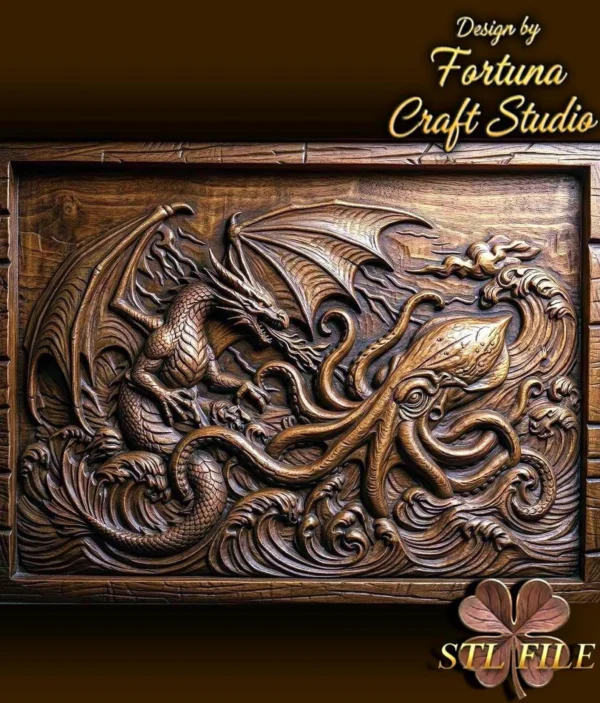 Dragon Vs Kraken
