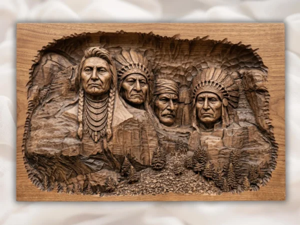Native Chiefs Cliff Portrait Native Chiefs Cliff Portrait