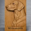 Weimaraner relief Weimaraner relief