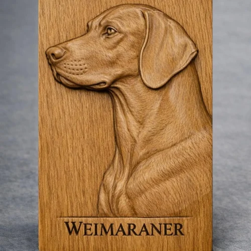 Weimaraner relief