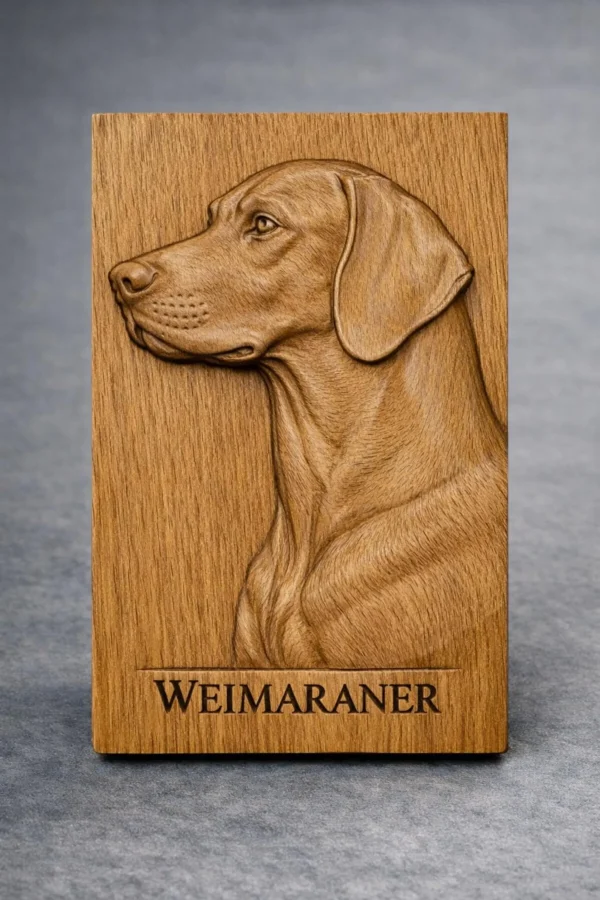 Weimaraner relief Weimaraner relief