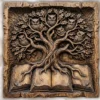Tree of Knowledge Owl Wall Art Panel