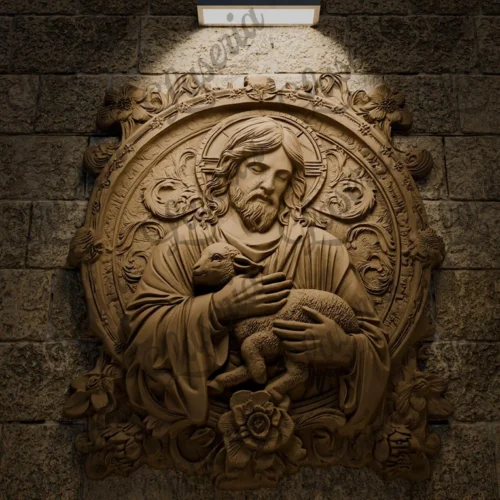 Jesus With Lamb Jesus With Lamb