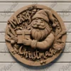 Santa With Gift Relief Santa With Gift Relief