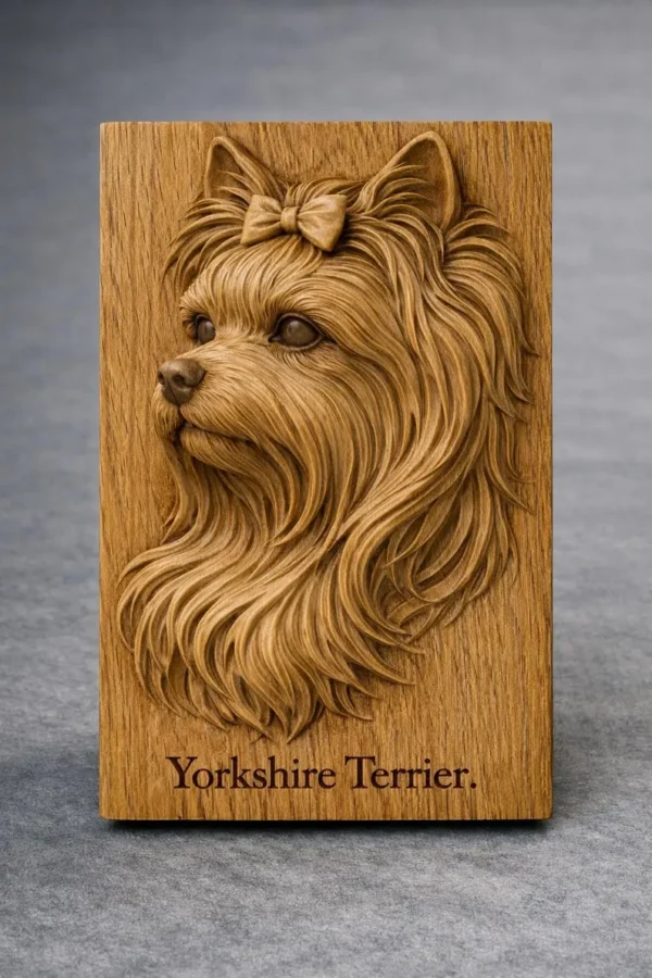 Yorkshire Terrier Relief Yorkshire Terrier Relief