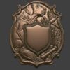 Hunting Dog Trophy Shield