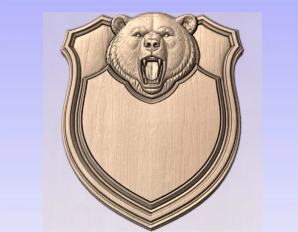 Bear Trophy Shield