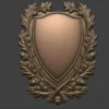 Wooden Heraldic Shield Wooden Heraldic Shield