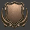 Wild Boar Tusk Trophy Shield