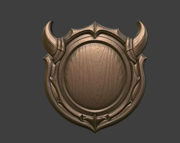 Viking Horn Shield