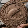 Trout Fishing 3D Relief