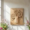 Sunflowers 3D Relief