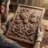 Butterfly and Roses 3D Relief Butterfly and Roses 3D Relief
