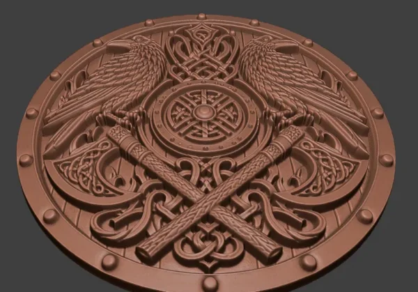 Viking Raven Shield Viking Raven Shield