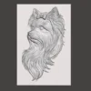 Yorkshire Terrier Relief Yorkshire Terrier Relief