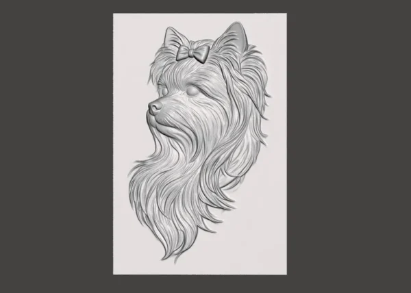 Yorkshire Terrier Relief Yorkshire Terrier Relief