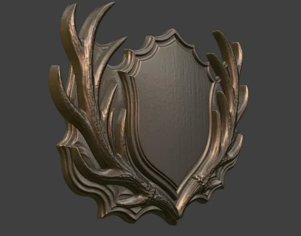 Hunter's Antler Display Plaque Hunter's Antler Display Plaque