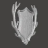 Deer Antler Wall Plaque Deer Antler Wall Plaque