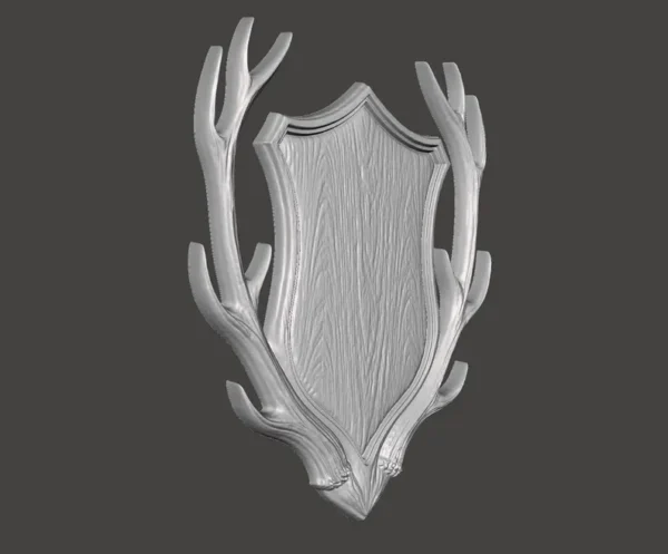 Deer Antler Wall Plaque Deer Antler Wall Plaque