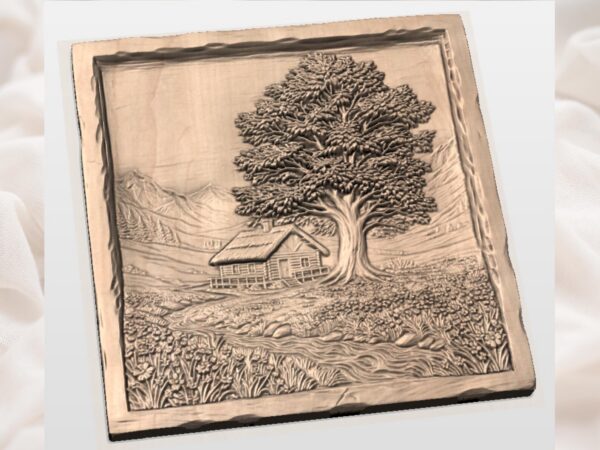 Cabin Mountain Landscape Relief
