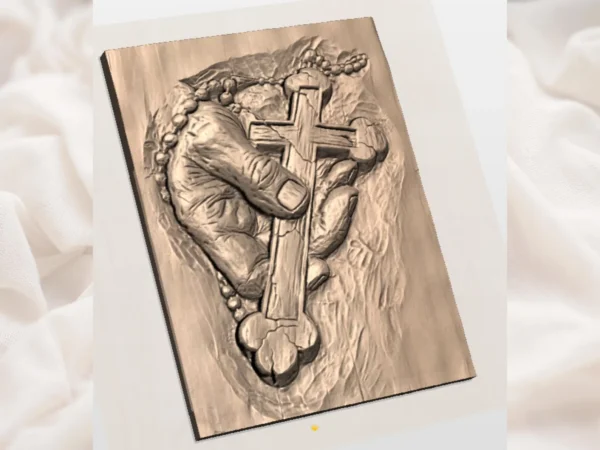 Hand Holding Cross
