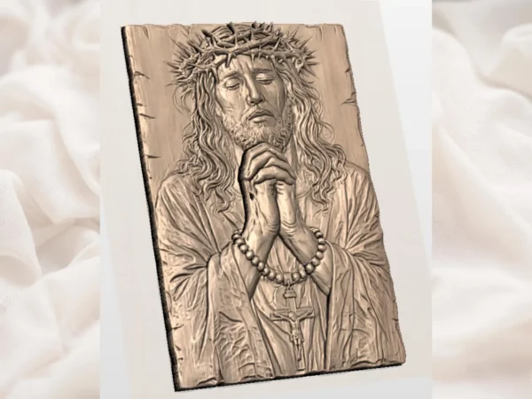 Praying Jesus Relief