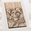 Raven Skull Gothic Relief