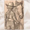 Cowgirl & Horse