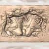 Wolf Couple - Sleeping Wolves Wolf Couple - Sleeping Wolves