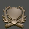 Blank Deer Antler Shield STL Blank Deer Antler Shield STL