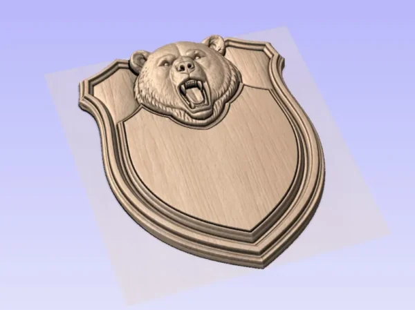 Bear Trophy Shield