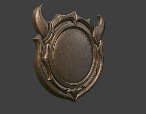 Viking Horn Shield