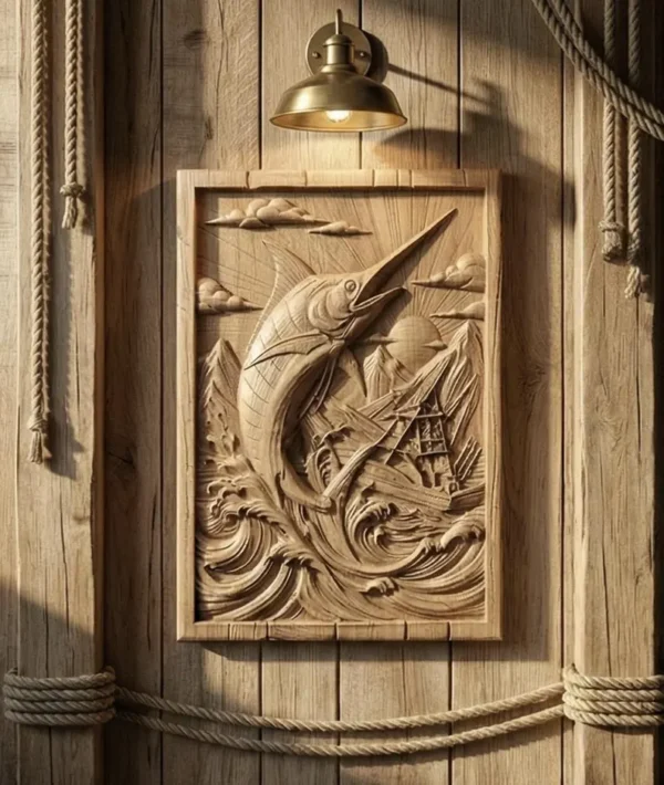 Marlin 3D Relief Marlin 3D Relief