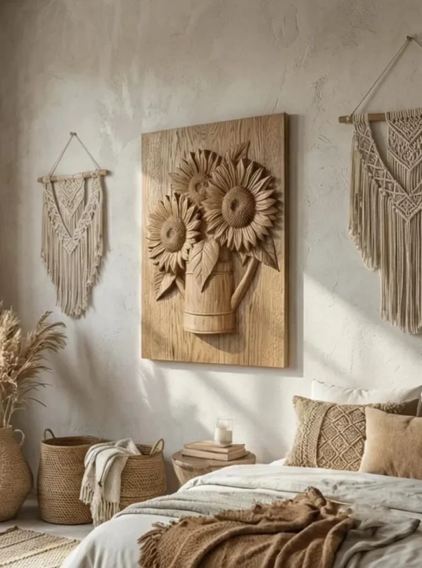 Sunflowers 3D Relief